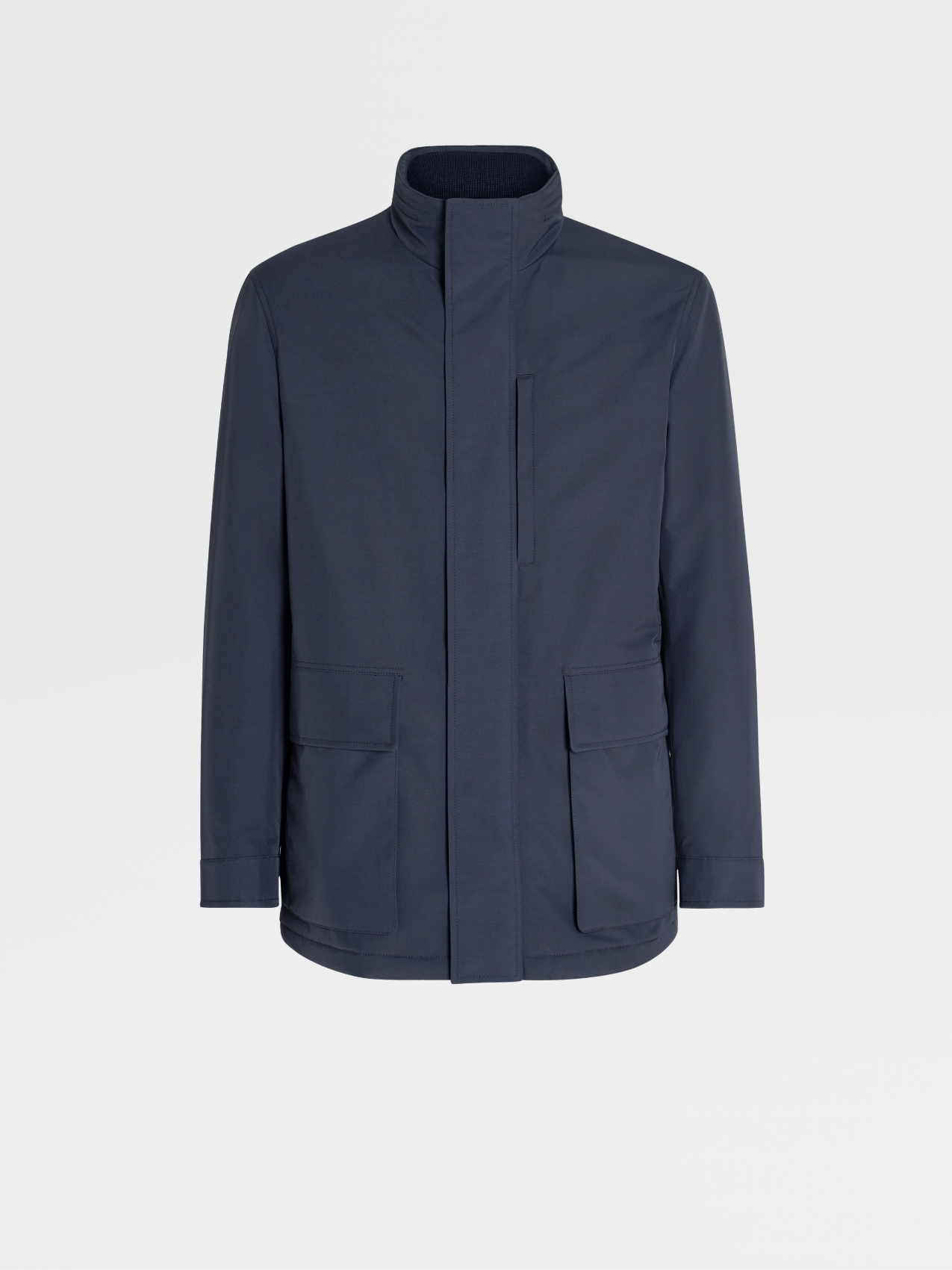 Overjacket Imbottita in Misto Lana